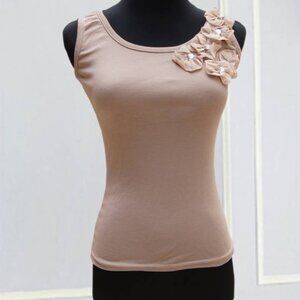 Floral trim camisole